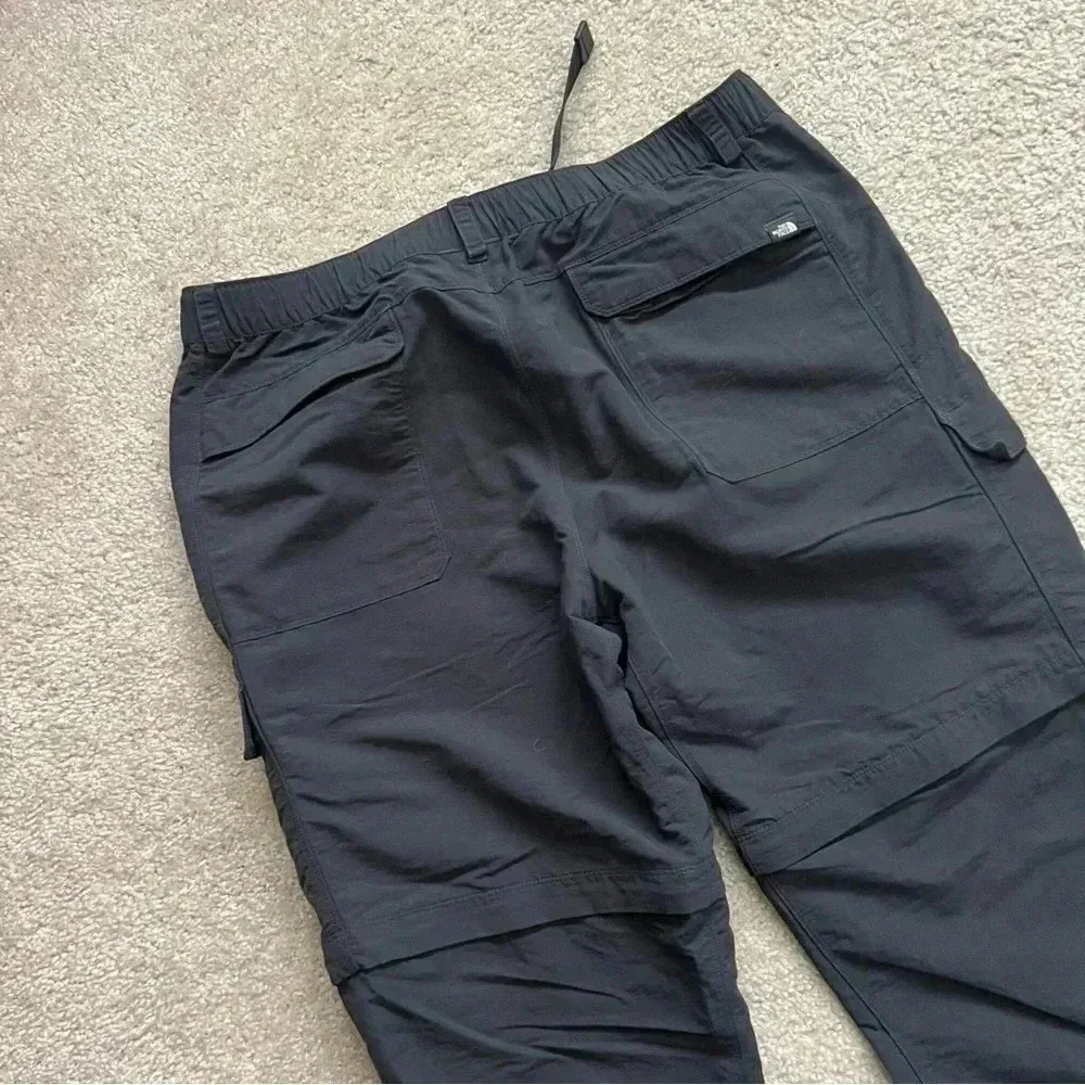 The North Face Paramount Peak Convertible Pants Shorts Gray Men Size XL Reg AJFB